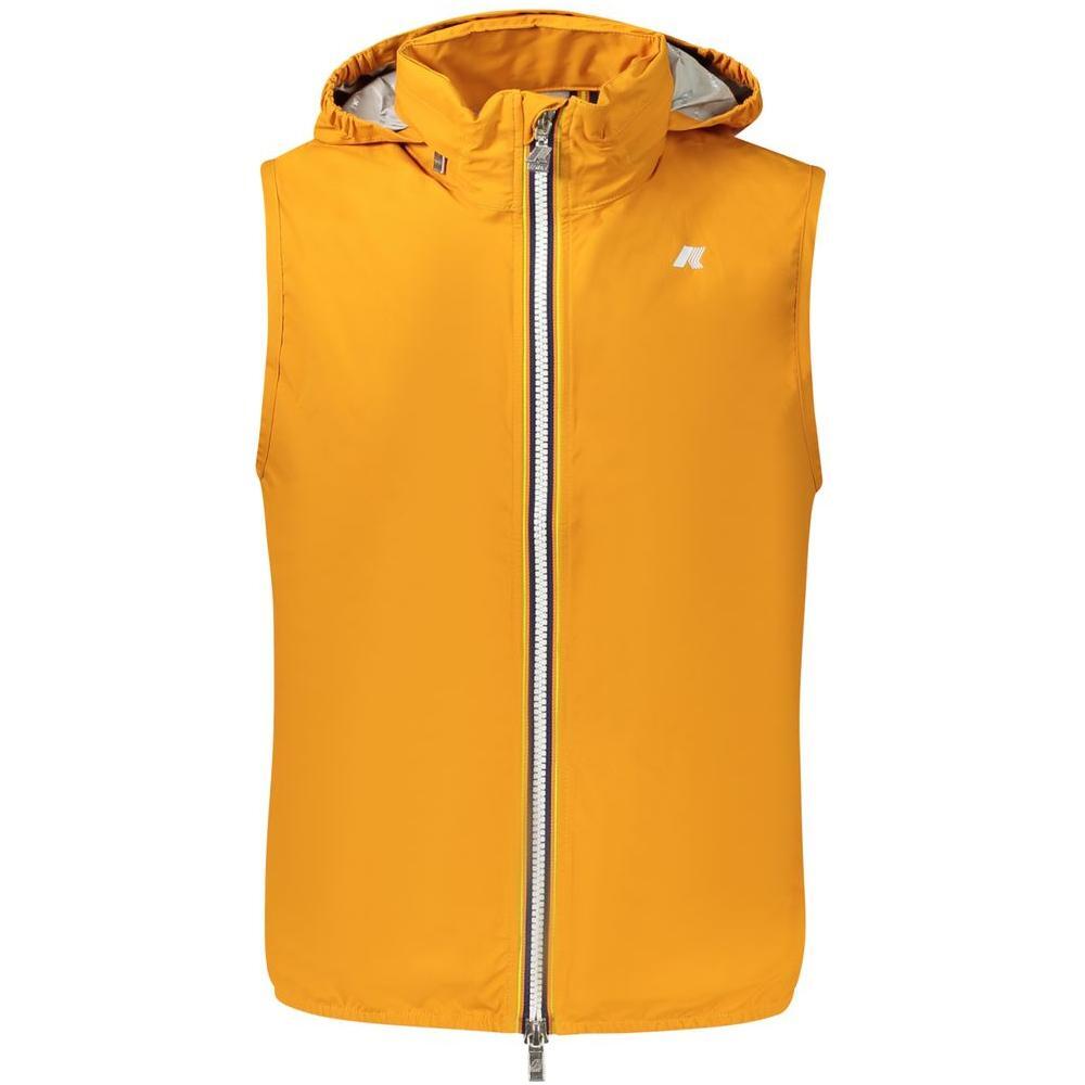 K-WAY Orange Polyester Men Jacket KW-34164-S