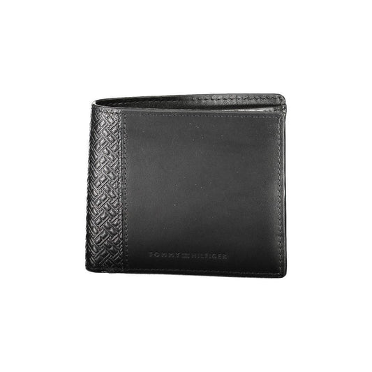 Tommy Hilfiger Black Leather Men Wallet TO-38138