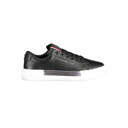 Tommy Hilfiger Black Cotton Sneaker