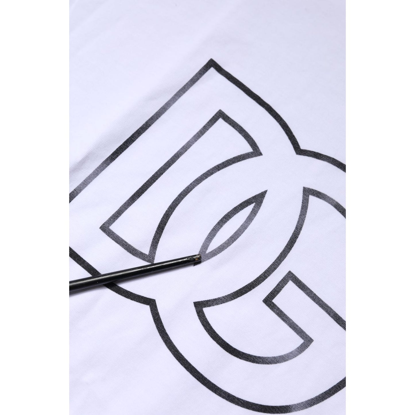 Dolce & Gabbana White DG Logo Print Short Sleeves T-shirt Dolce & Gabbana