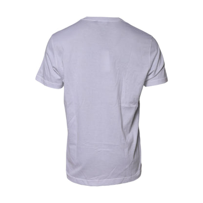 Dolce & Gabbana White DG LOVE Patch Short Sleeves T-shirt Dolce & Gabbana