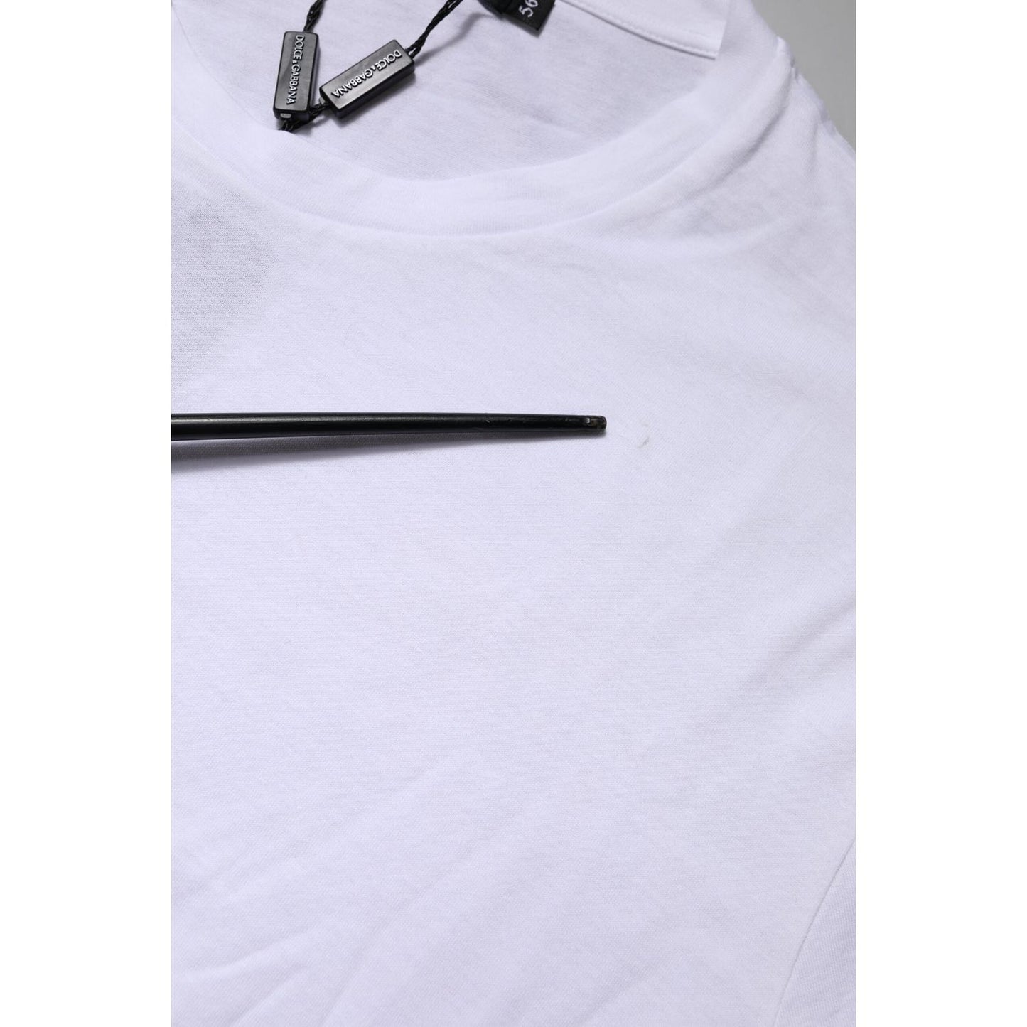 Dolce & Gabbana White DG LOVE Patch Short Sleeves T-shirt Dolce & Gabbana