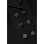 Dolce & Gabbana Black Wool Double Breasted Coat Jacket