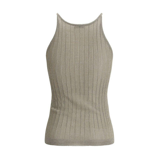 Brunello Cucinelli Lurex Tank Top BR-MMF849910C2983-XL
