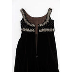 Dolce & Gabbana Elegant Brown Velvet Crystal Gown Dolce & Gabbana White Smoke