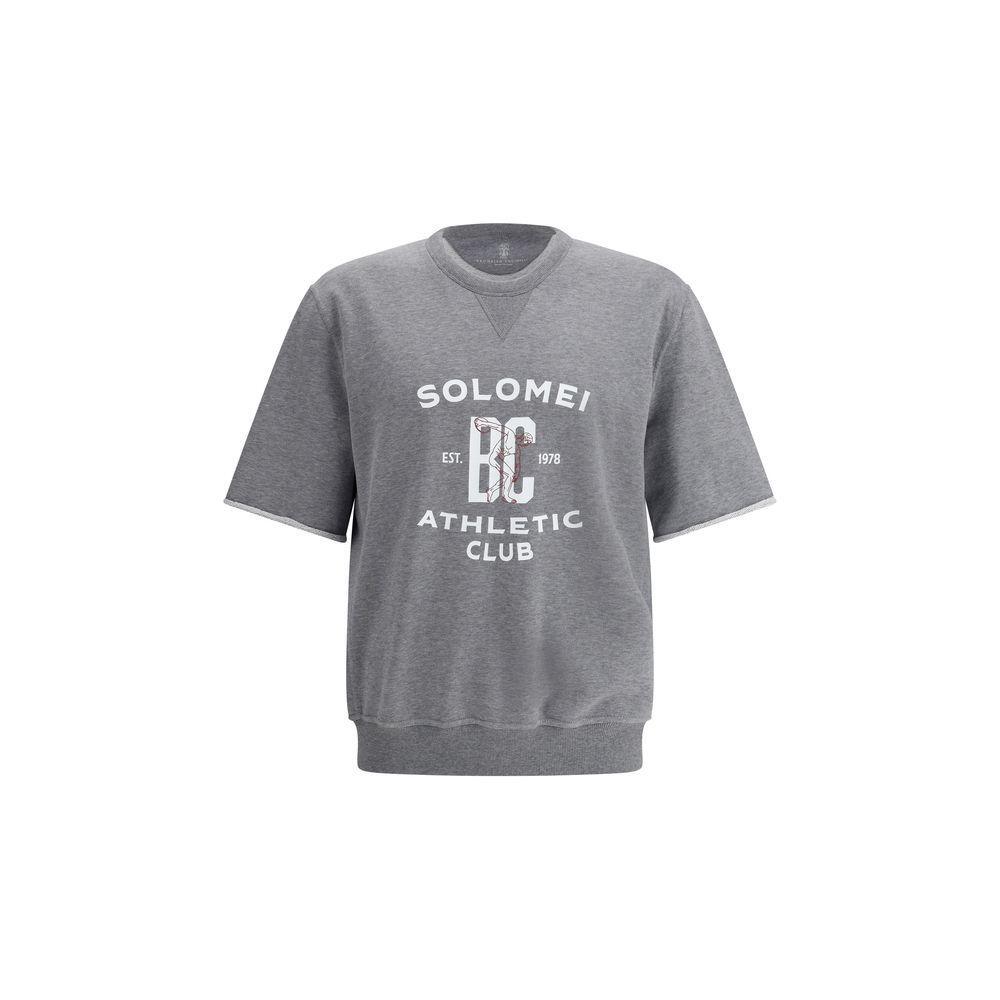 Brunello Cucinelli Short-sleeve Sweatshirt BR-MN05N3378GC192-M