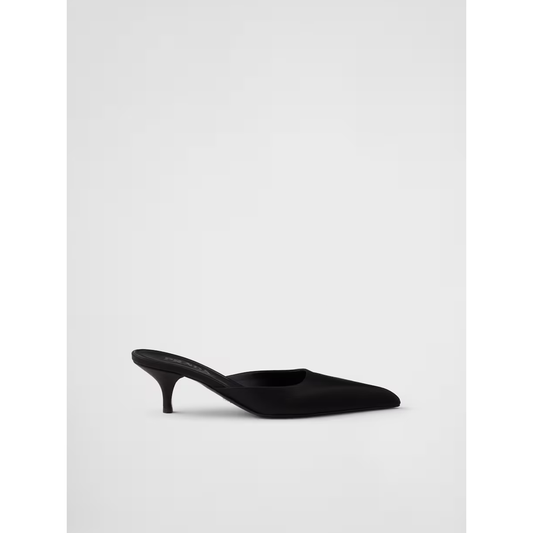 Prada Black Satin Sabot 1I975N_049_F0002_F_B055_35