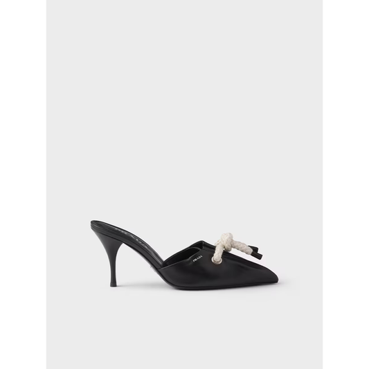 Prada Black Nappa Leather Rope Detail Sandals 1I969N_038_F0X2Z_F_D085_35