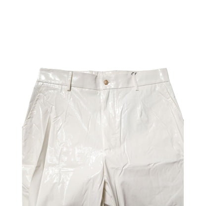 Dolce & Gabbana White Nylon Tapered Dress Men Pants
