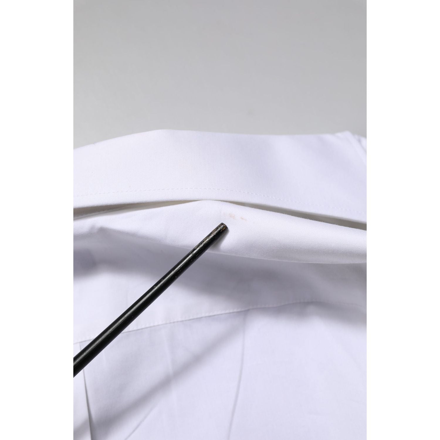 Dolce & Gabbana White MARTINI Long Sleeves Dress Formal Shirt