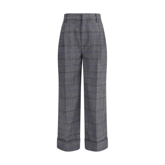 Brunello Cucinelli Prince of Wales patterned Pants BR-MP522P9017C4227-IT40 | M