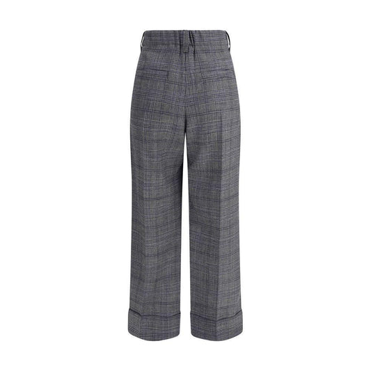 Brunello Cucinelli Prince of Wales patterned Pants BR-MP522P9017C4227-IT40 | M
