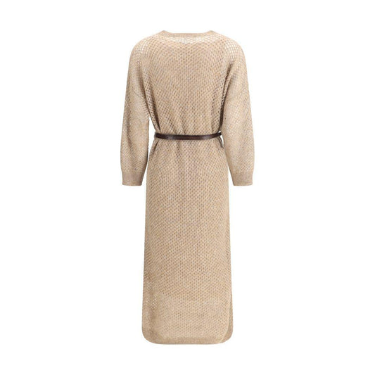 Brunello Cucinelli Perforated long Dress BR-MPS732A90PC3592-S
