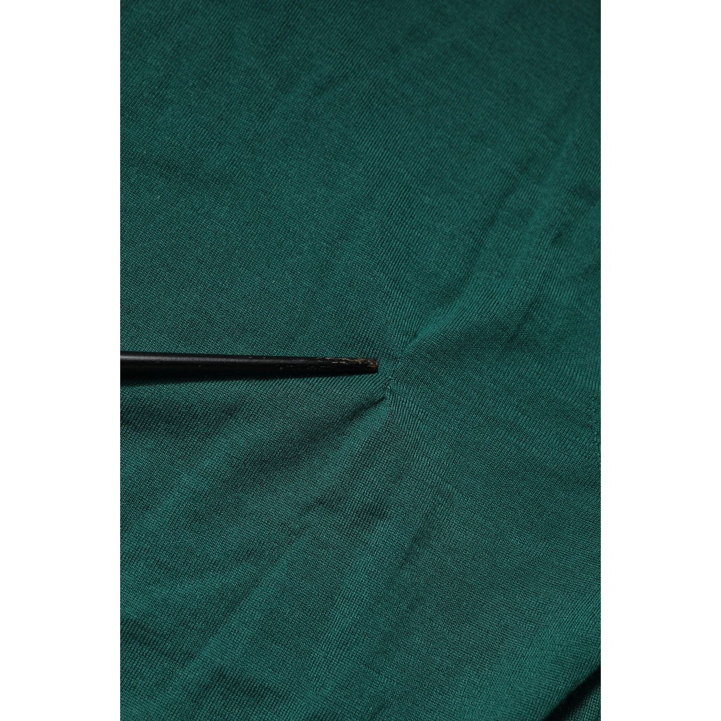 Dolce & Gabbana Green Cashmere Crew Neck Sweatshirt Sweater