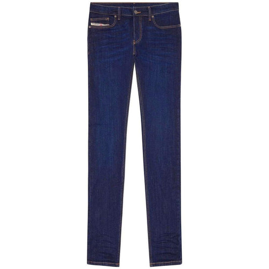 Diesel Blue Cotton Jeans & Pant DI-14074-W27