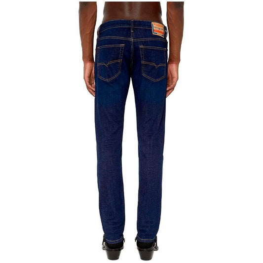 Diesel Blue Cotton Jeans & Pant DI-14074-W27
