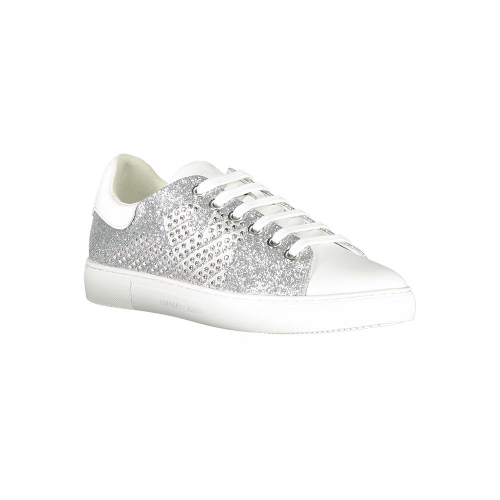 Emporio Armani Gray Polyester Sneaker