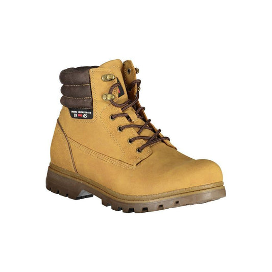 Carrera Trendsetting Yellow Lace-Up Boots CA-25546-EU40/US7