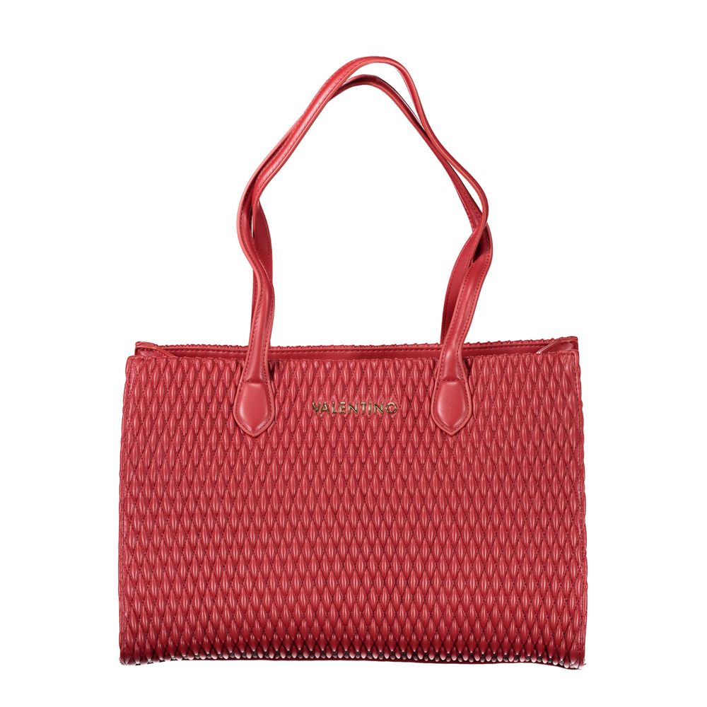 Mario Valentino Red Polyethylene Women Handbag
