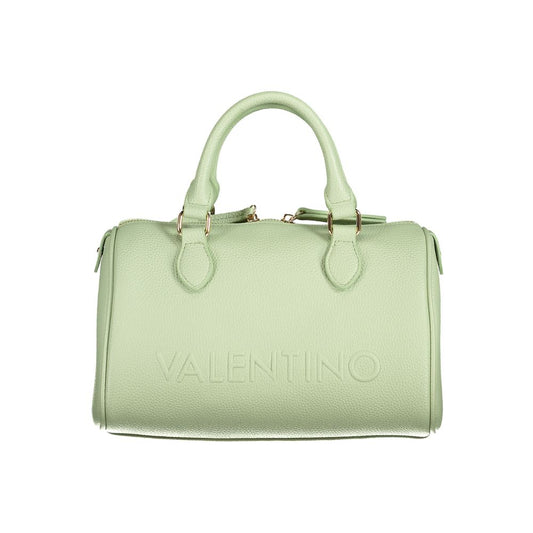 Mario Valentino Green Polyethylene Women Handbag with handles and strap