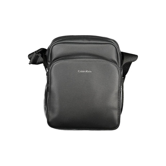 Calvin Klein Black Polyester Men Shoulder Bag CA-36314
