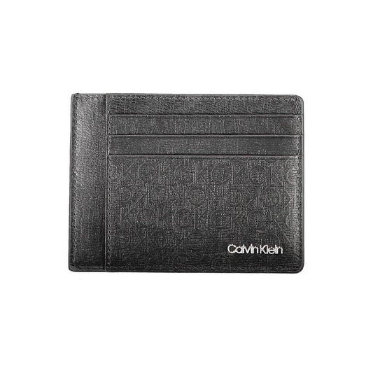 Calvin Klein Black Polyester Men Wallet
