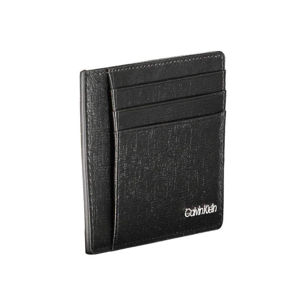 Calvin Klein Black Polyester Men Wallet
