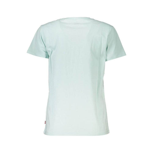 Levi's Blue Cotton Women T-Shirt