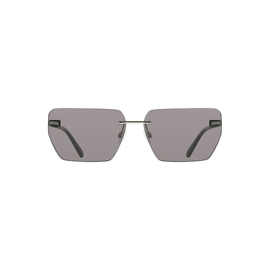Calvin Klein Gray Metal Men Sunglasses
