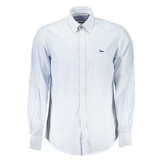Harmont & Blaine Light Blue Cotton Men Shirt