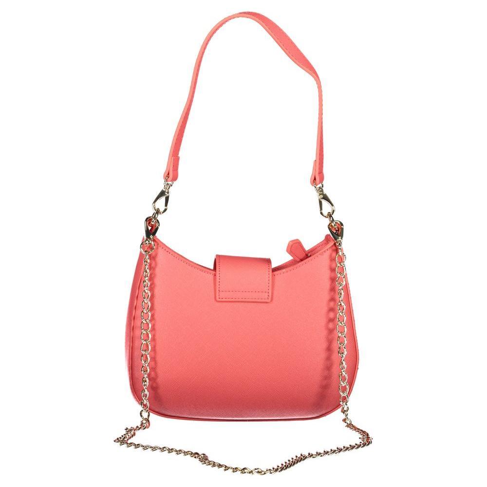 Front view with bag zipped and handles upright.