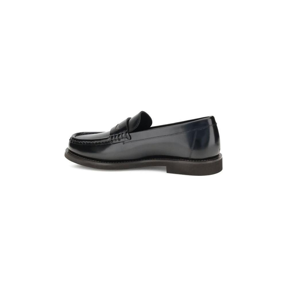 Brunello Cucinelli Leather Loafers BR-MZVNG3011PC101-EU36/US6