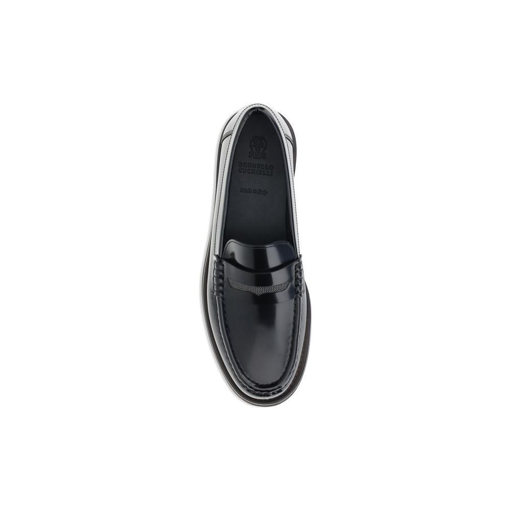 Brunello Cucinelli Leather Loafers BR-MZVNG3011PC101-EU36/US6