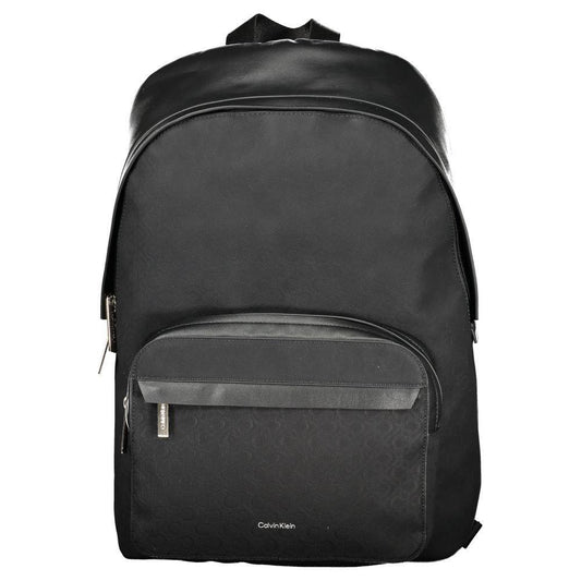 Calvin Klein Black Polyester Men Backpack CA-36304