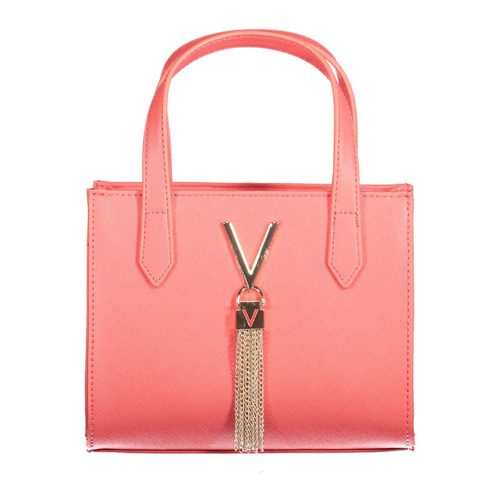 Mario Valentino Pink Polyethylene Women Handbag with elegant design and gold accents