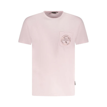 Napapijri Pink Cotton T-Shirt