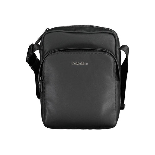 Calvin Klein Black Polyester Men Shoulder Bag CA-37959