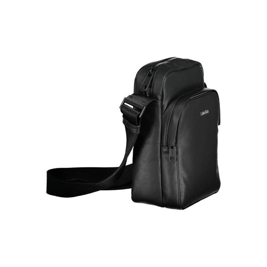 Calvin Klein Black Polyester Men Shoulder Bag CA-37959