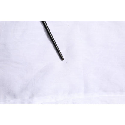 Dolce & Gabbana White Cotton Long Sleeves Collared Formal Shirt