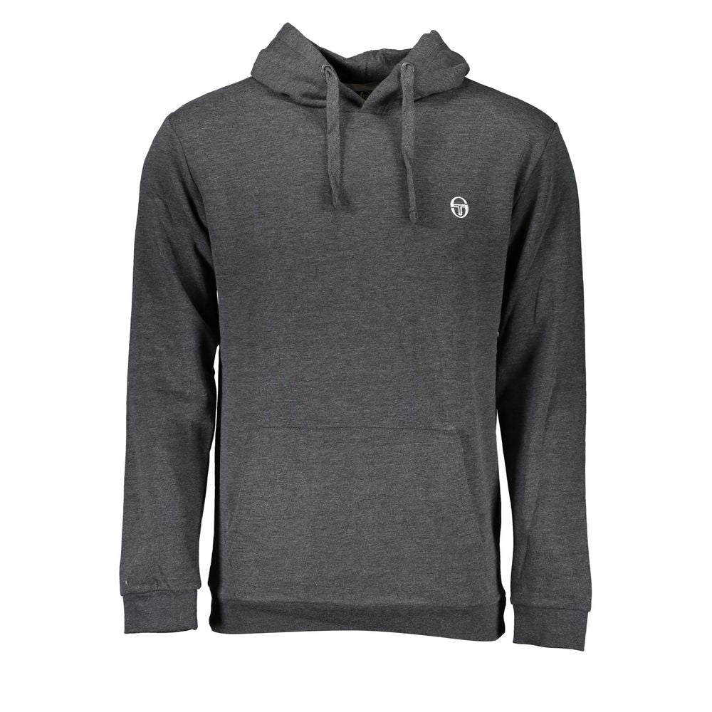 Sergio Tacchini Gray Cotton Men Sweater