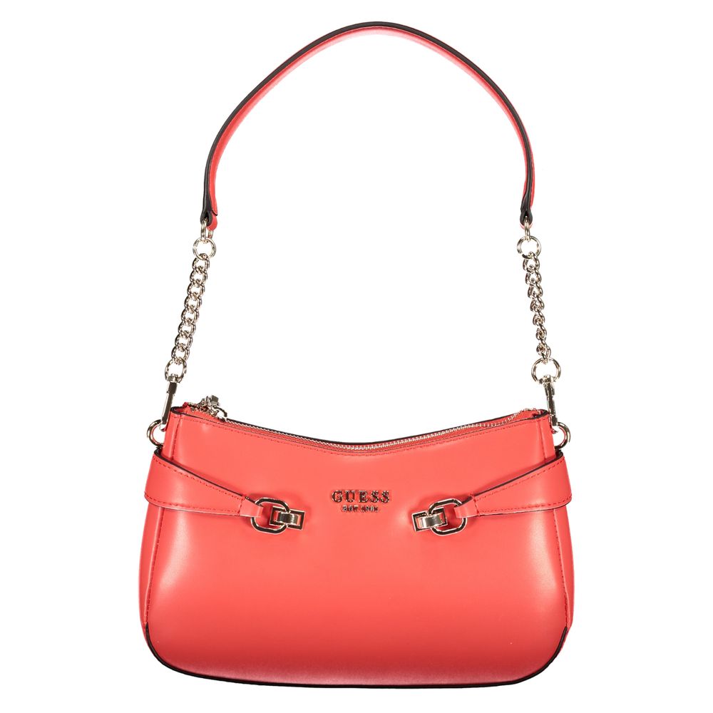 Guess Jeans Red Polyethylene Handbag
