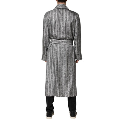 Dolce & Gabbana Multicolor Floral Robe Coat Wrap Jacket