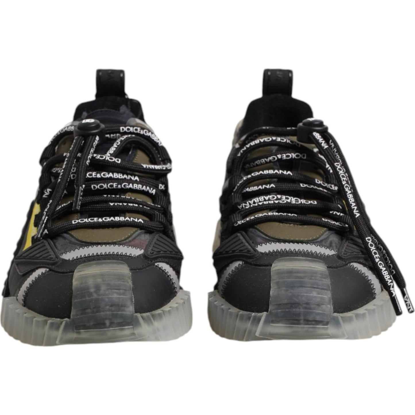 Dolce & Gabbana Multicolor Lace Up Low Top NS1 Sneakers Shoes