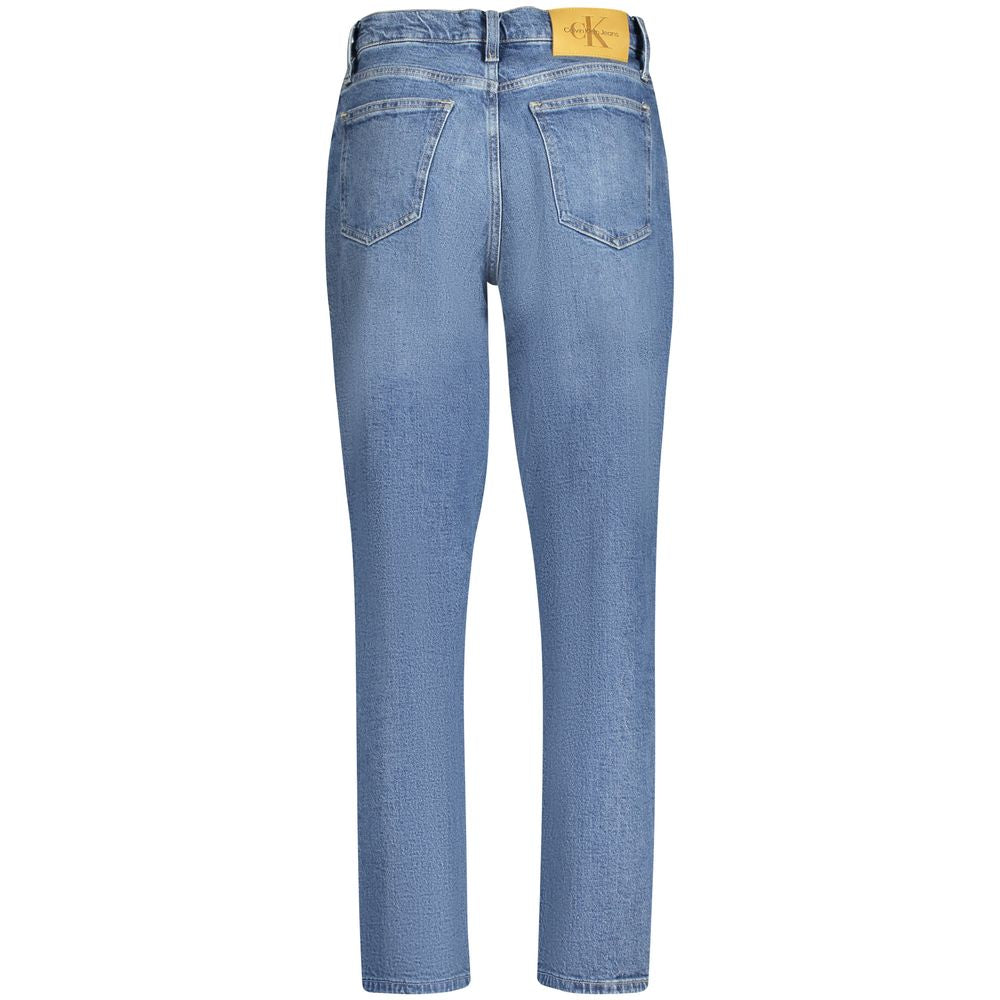 Calvin Klein Blue Cotton Women Jeans