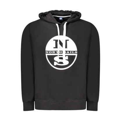 North Sails Black Cotton Sweatshirt