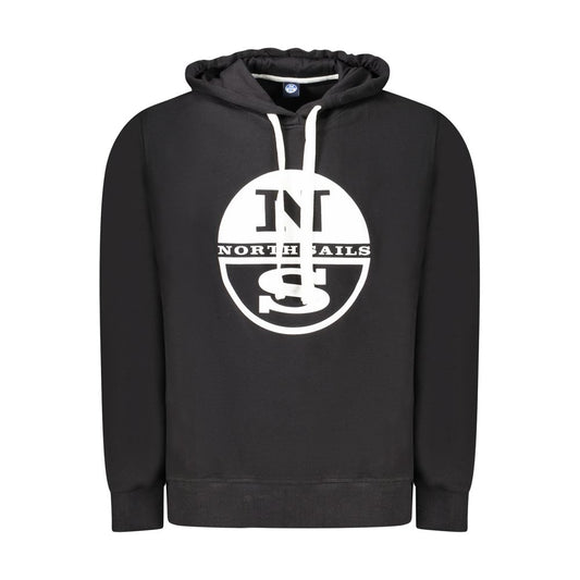 North Sails Black Cotton Sweatshirt
