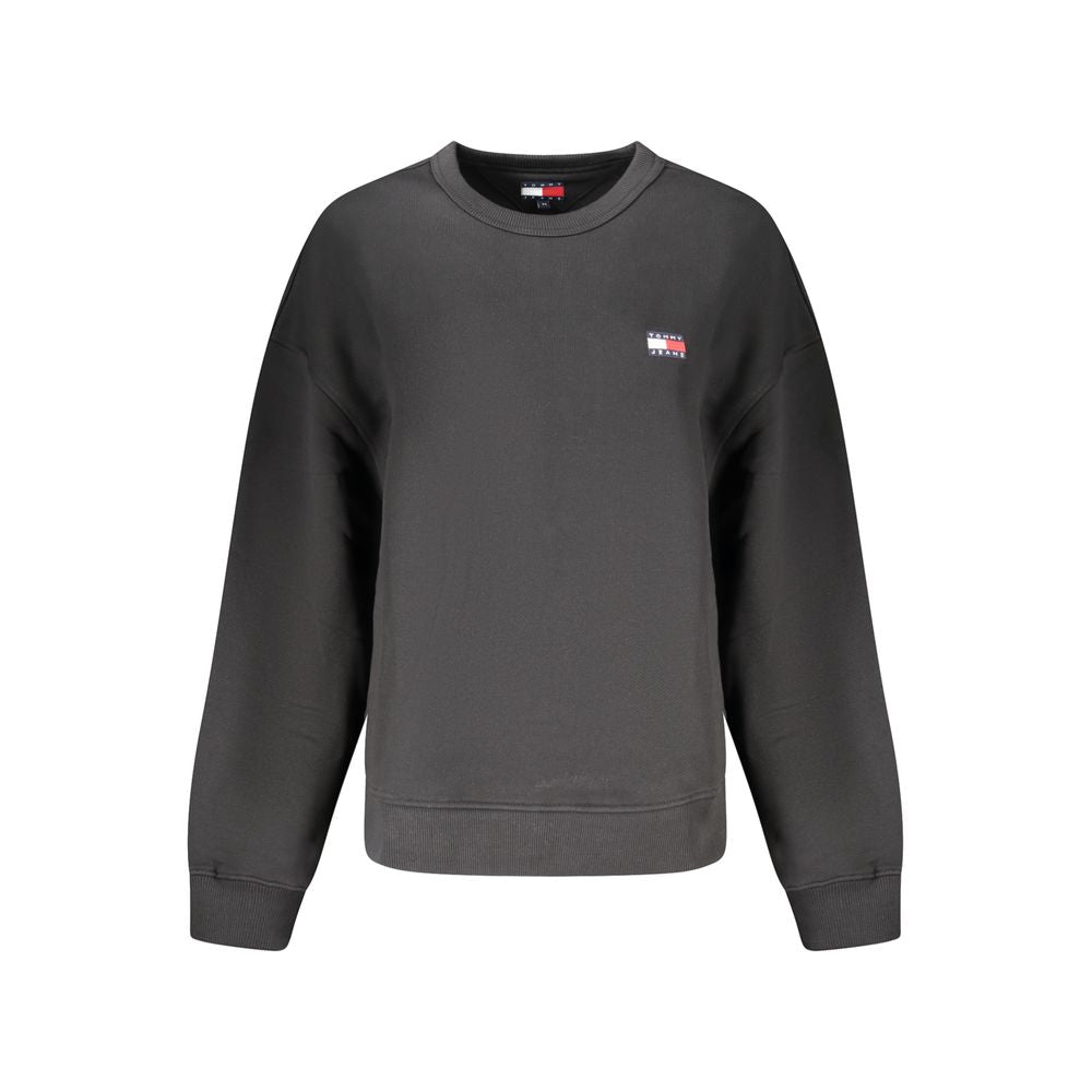 Tommy Hilfiger Black Cotton Sweatshirt