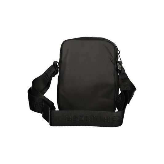 Tommy Hilfiger Black Recycled Polyester Men Shoulder Bag TO-36330
