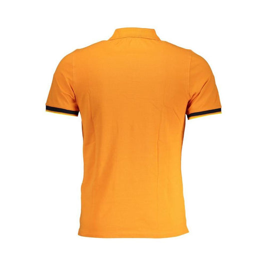 K-WAY Vibrant Orange Contrast Detail Polo KW-28785-S