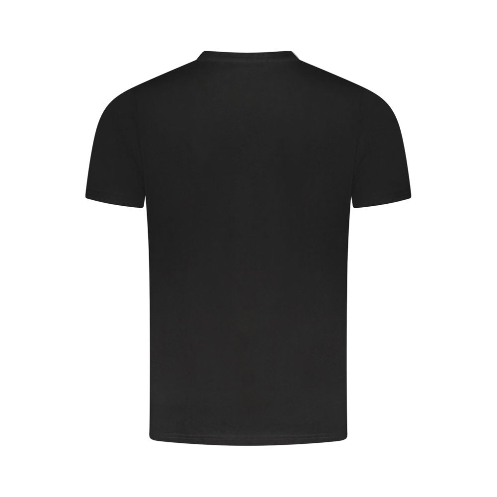 Cavalli Class Black Cotton Men T-Shirt